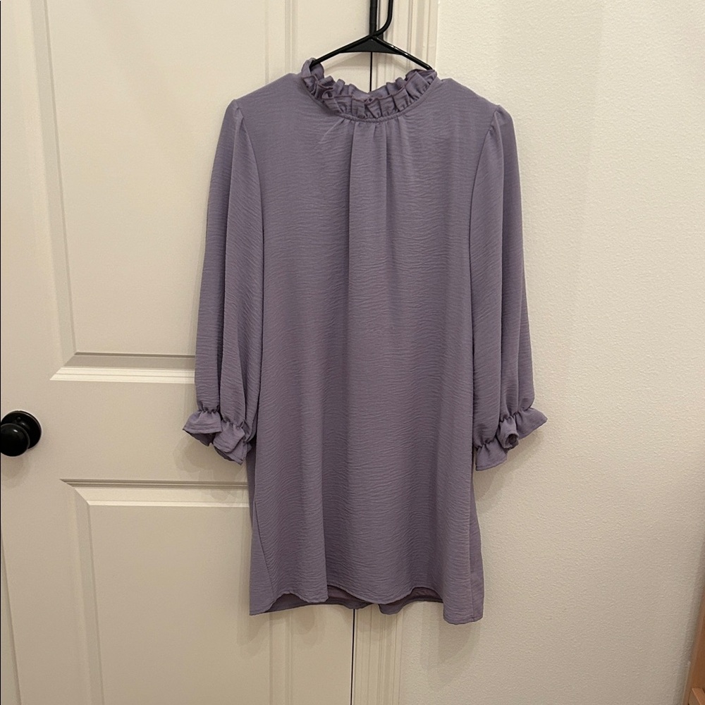 Elegant Purple Women's Dress